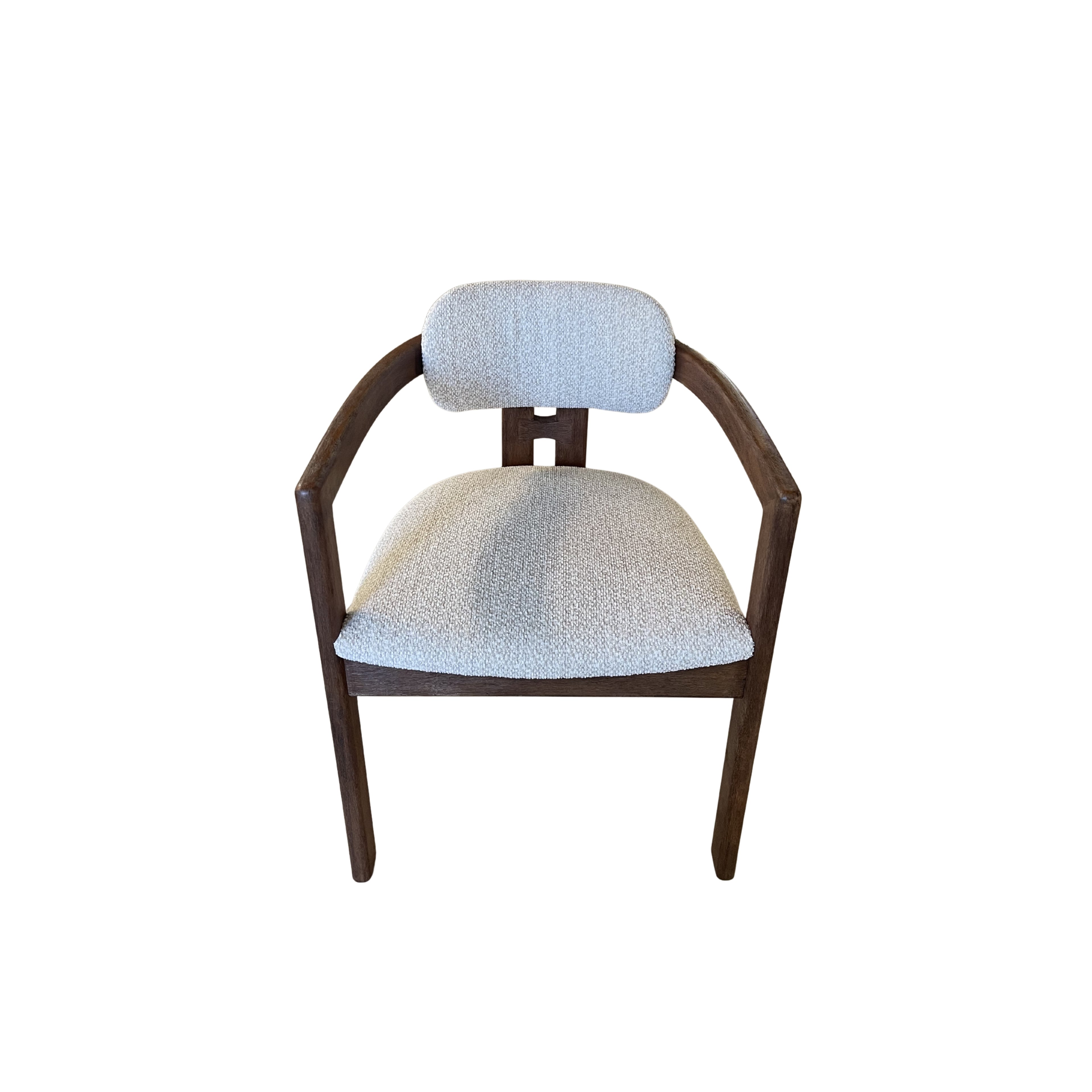 LUISA SILLA DE COMEDOR C/BRAZO GLAM CREAM