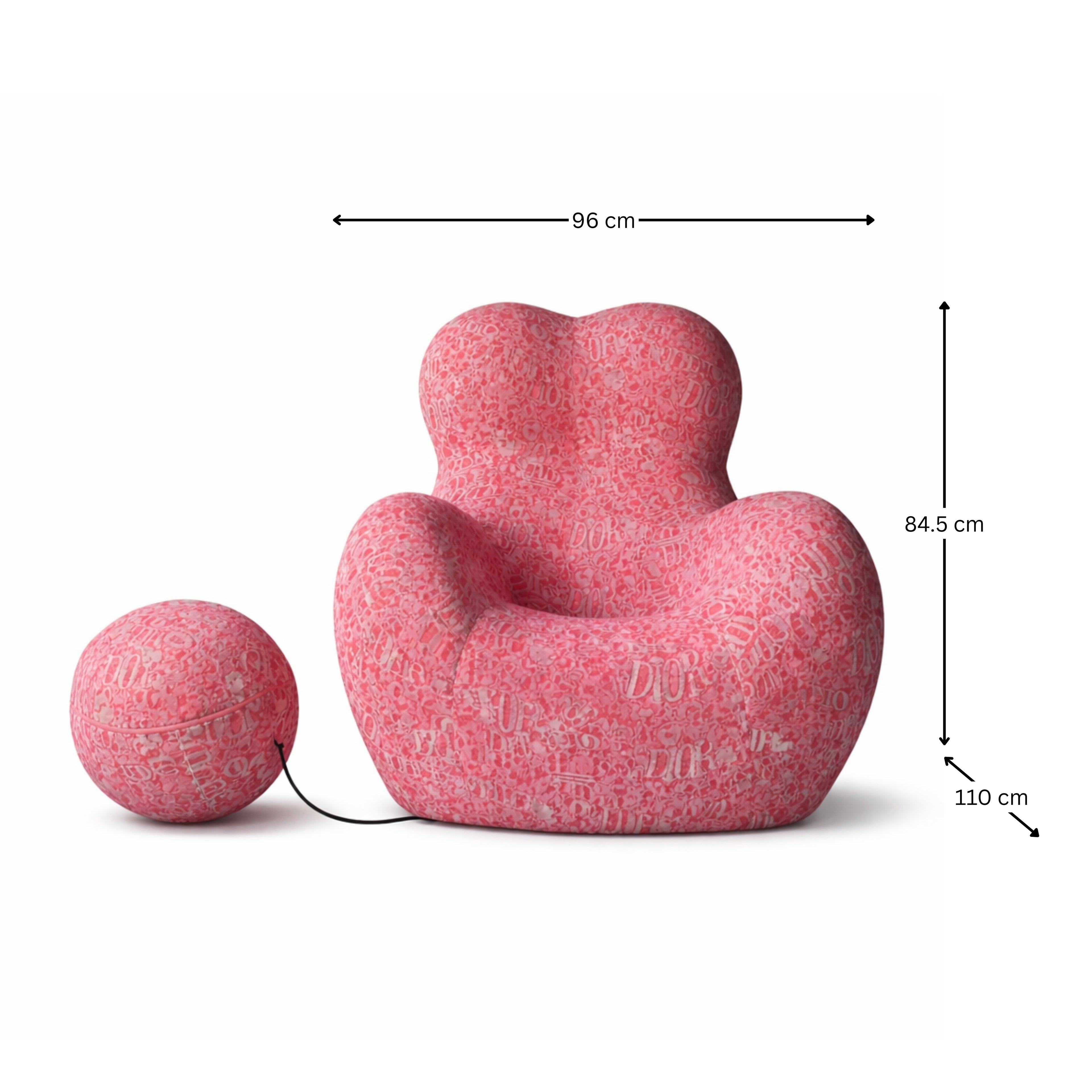 URBINO LOUNGE CHAIR (pink)