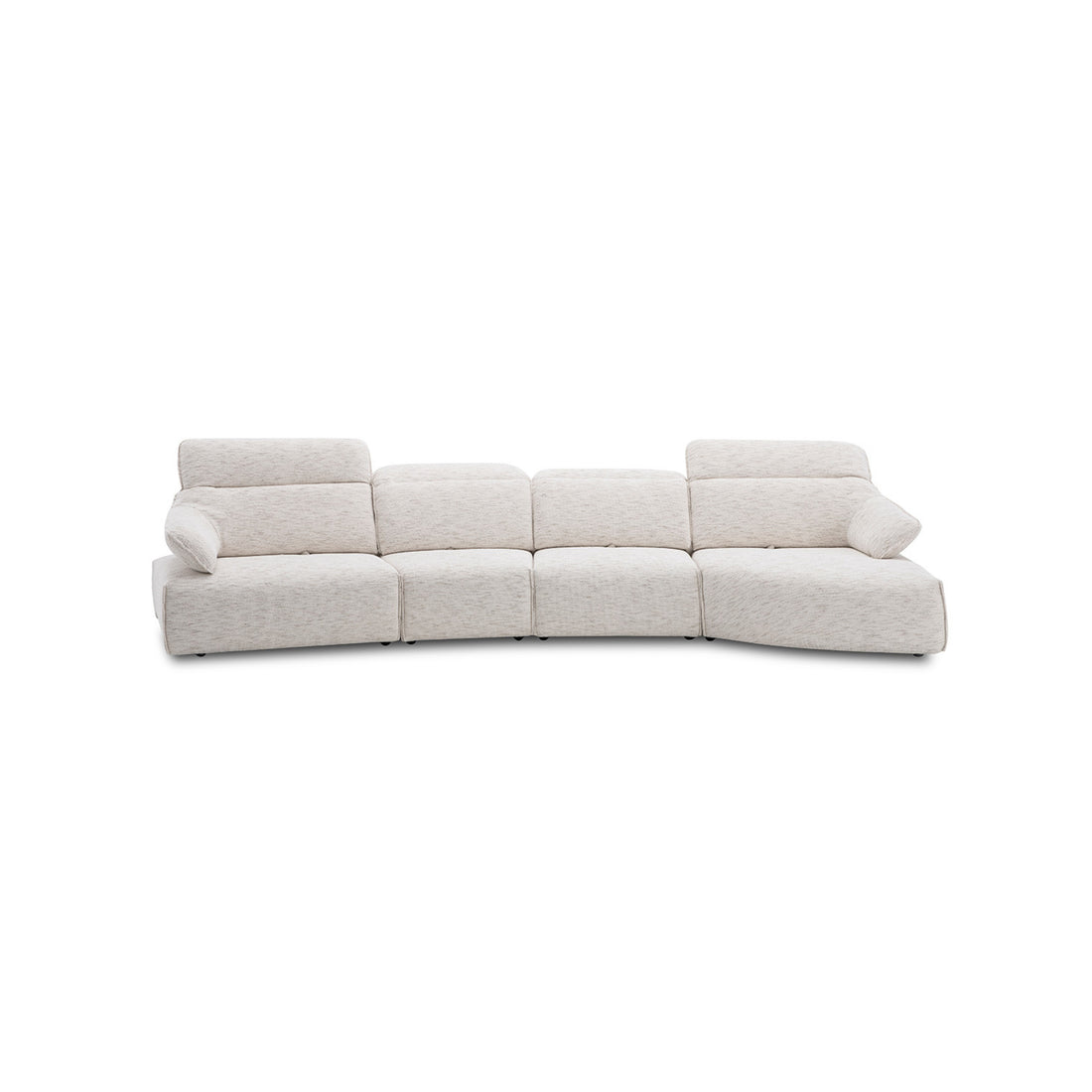 Lounge sofa with 4 back-forth