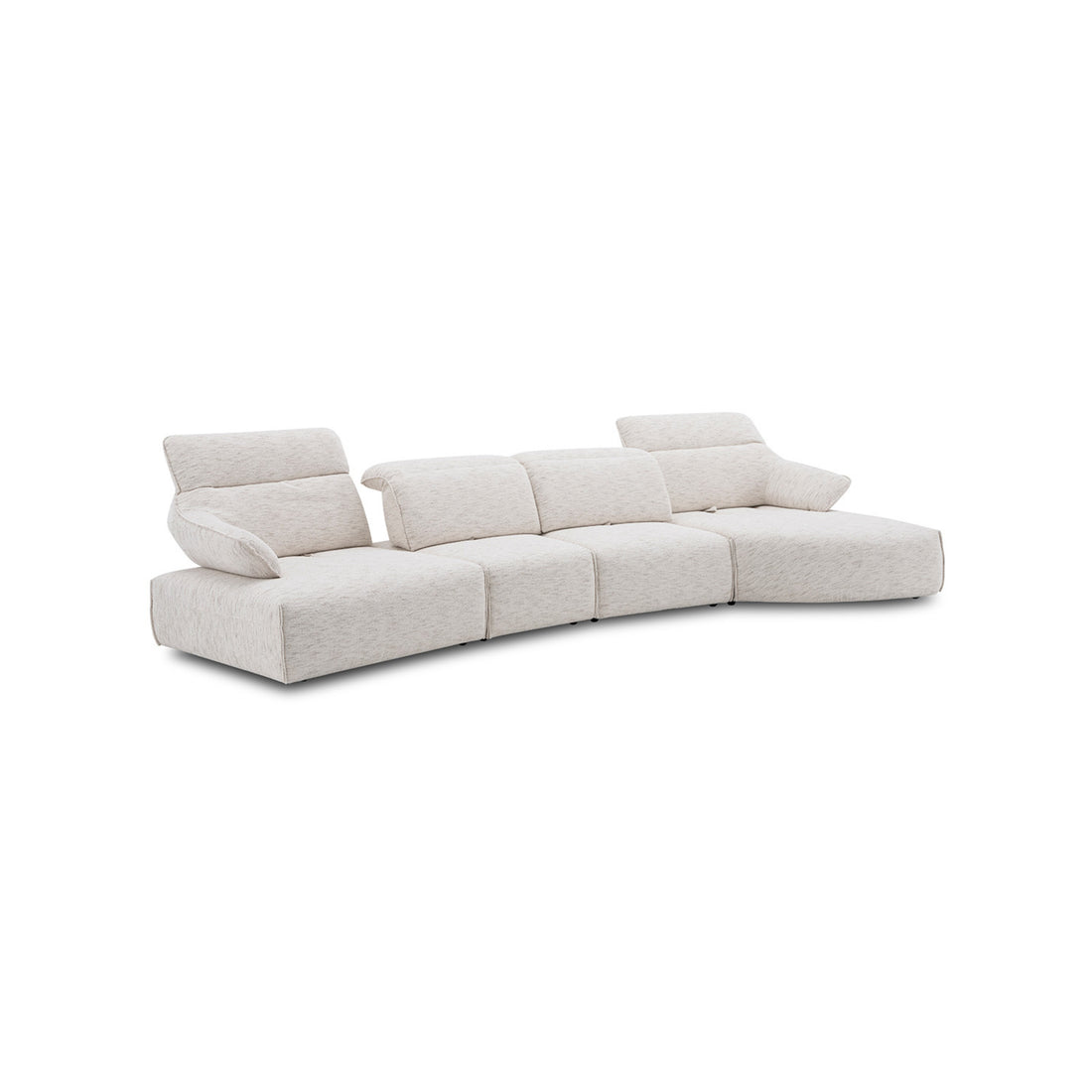 Lounge sofa with 4 back-forth