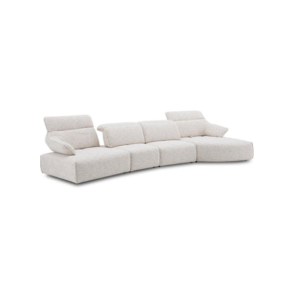 Lounge sofa with 4 back-forth