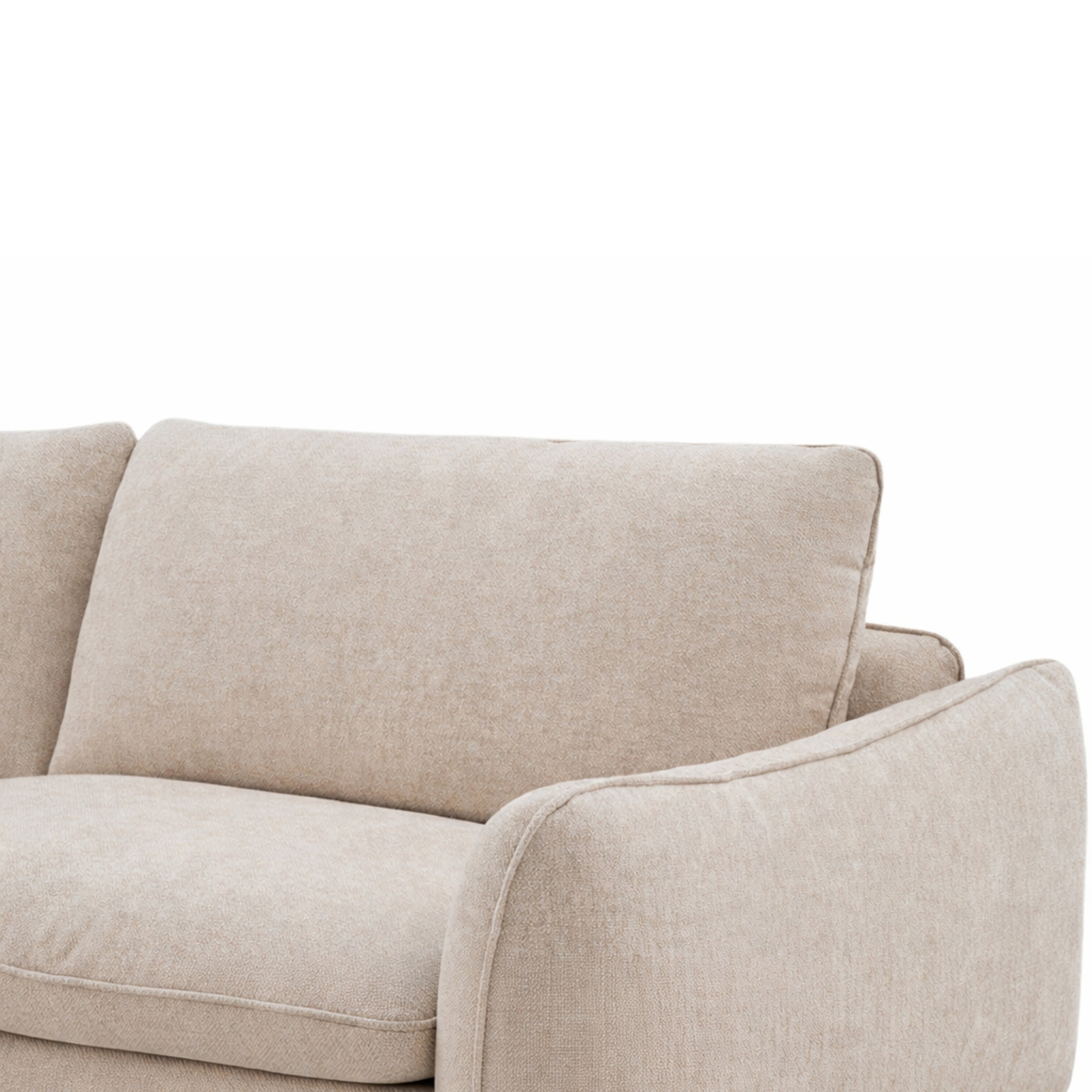 4 seater sofa with feather+fiber seating