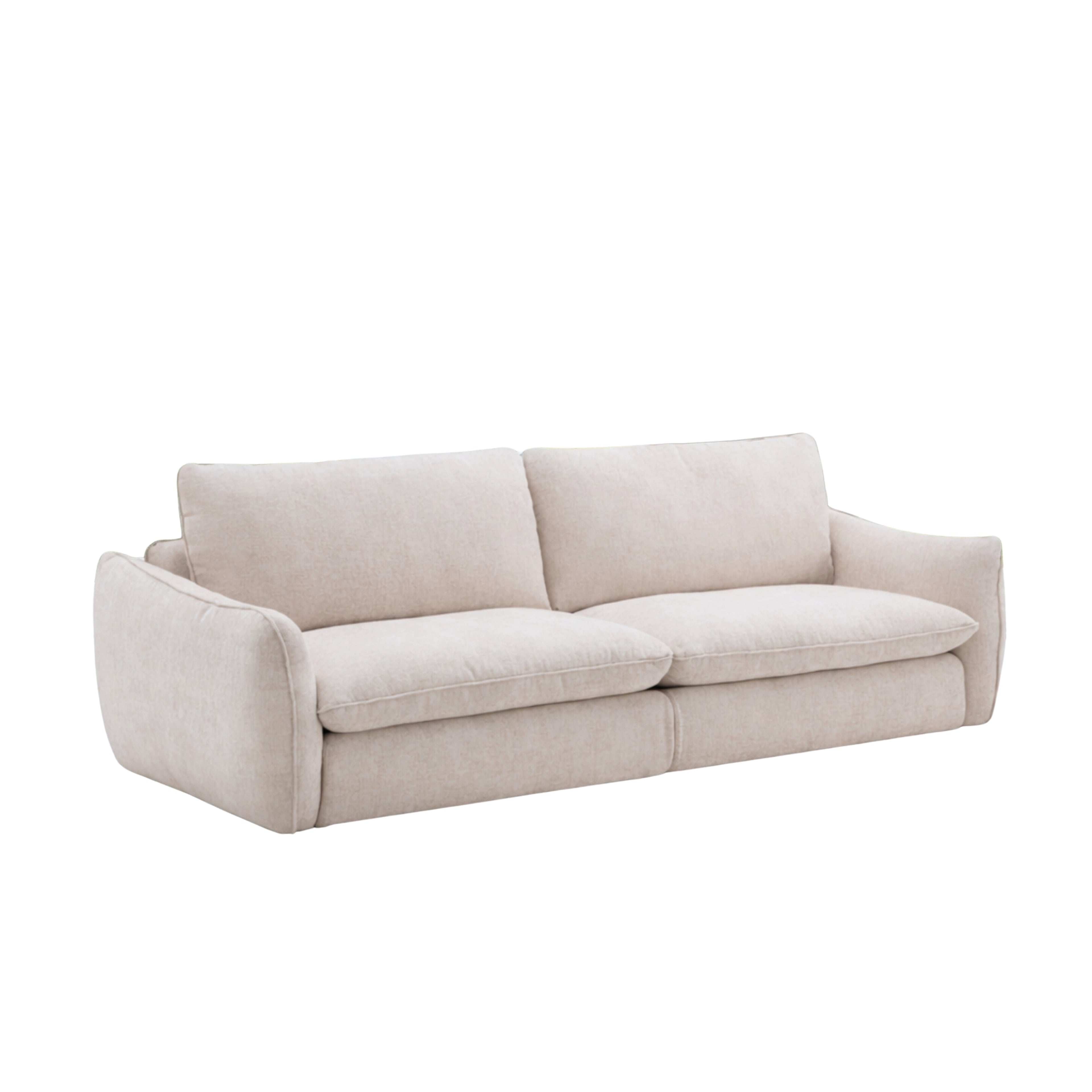 4 seater sofa with feather+fiber seating