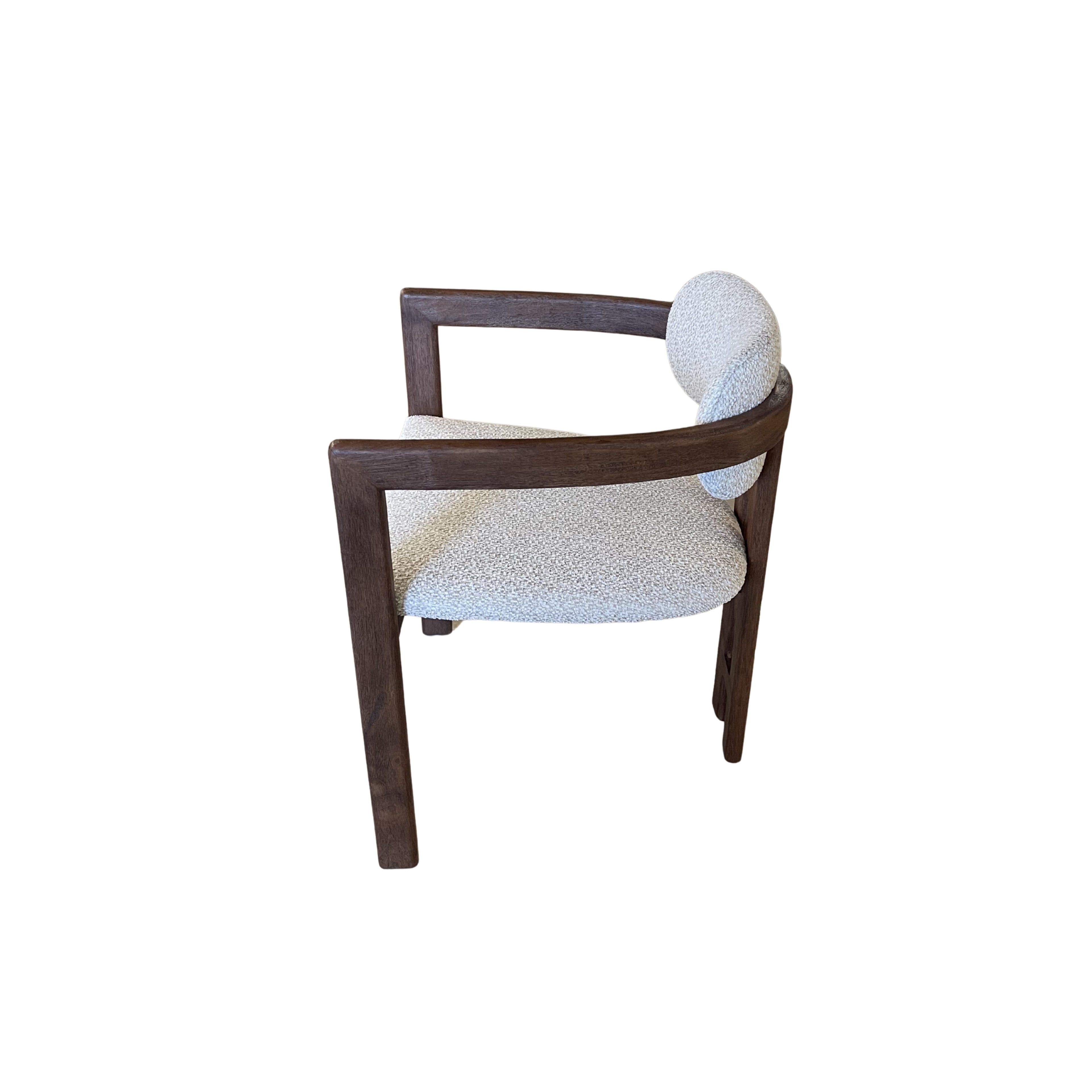 LUISA SILLA DE COMEDOR C/BRAZO GLAM CREAM