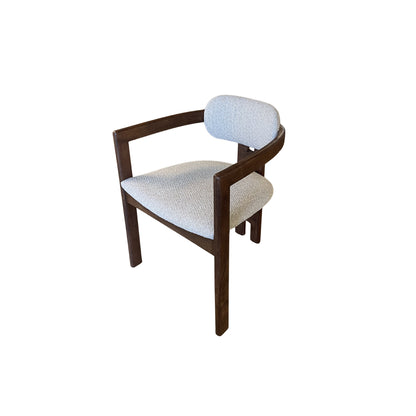 LUISA SILLA DE COMEDOR C/BRAZO GLAM CREAM