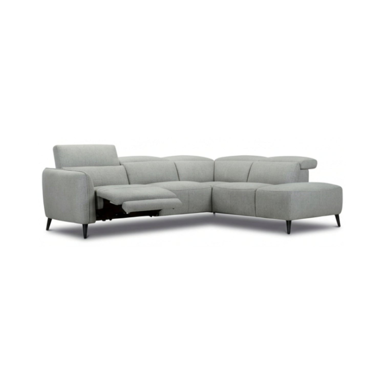 SECCIONAL CON CHAISE GRIS (3PL)