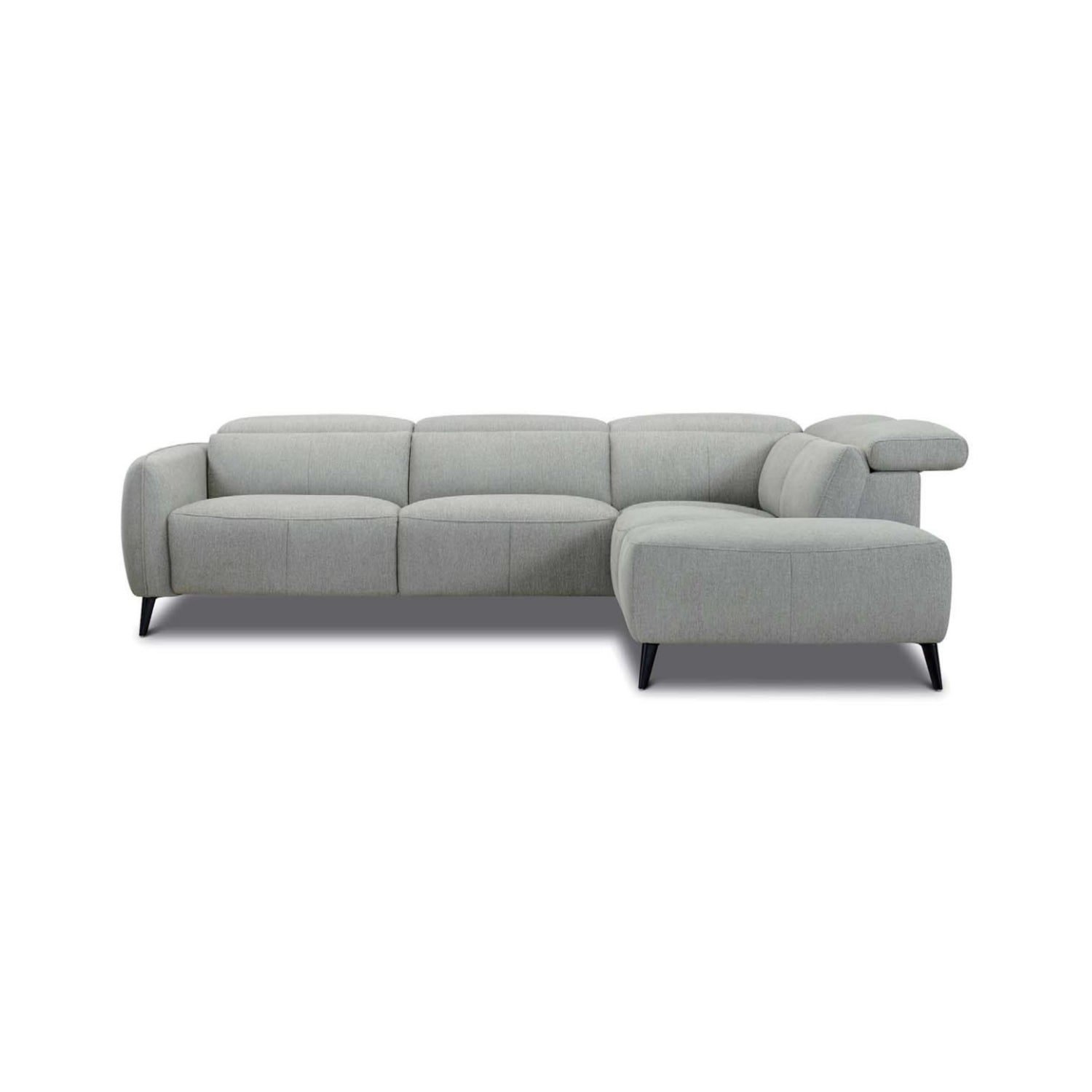 SECCIONAL CON CHAISE GRIS (3PL)
