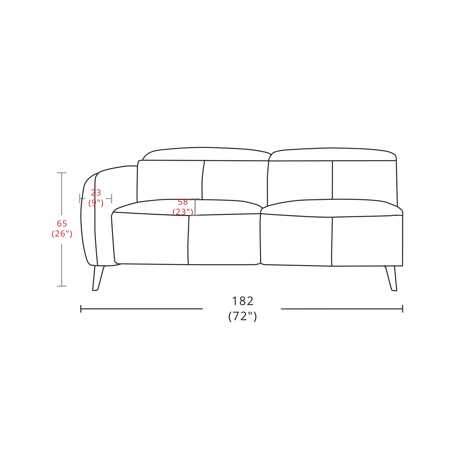 SECCIONAL CON CHAISE GRIS (3PL)