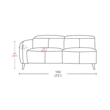 SECCIONAL CON CHAISE GRIS (3PL)
