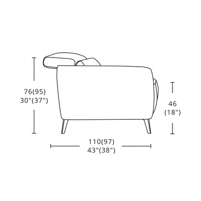 SECCIONAL CON CHAISE GRIS (3PL)