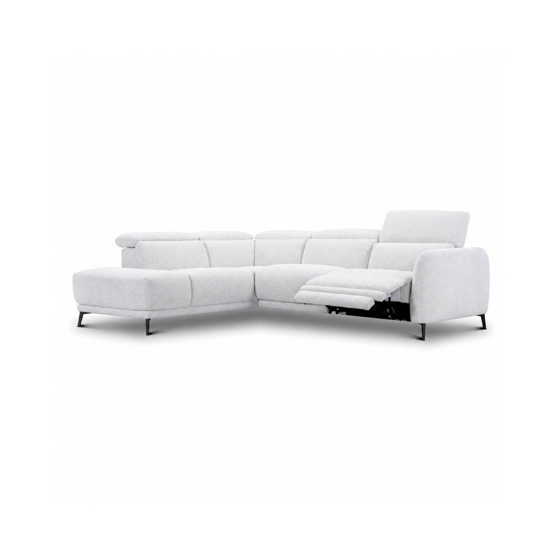SECCIONAL CON CHAISE BLANCO (3PL)