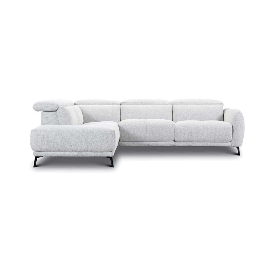 SECCIONAL CON CHAISE BLANCO (3PL)