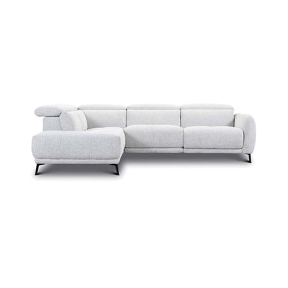 SECCIONAL CON CHAISE BLANCO (3PL)