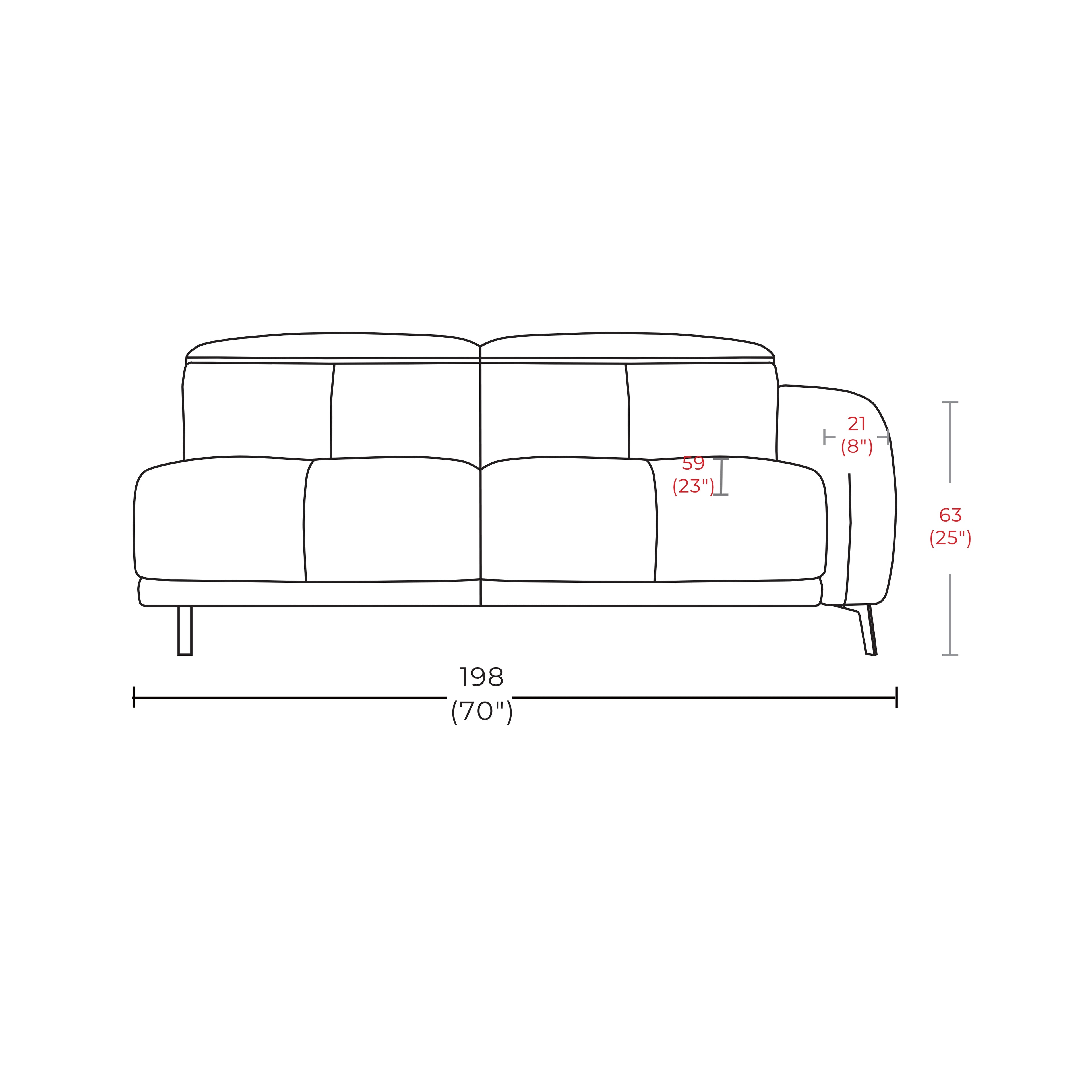 SECCIONAL CON CHAISE BLANCO (3PL)