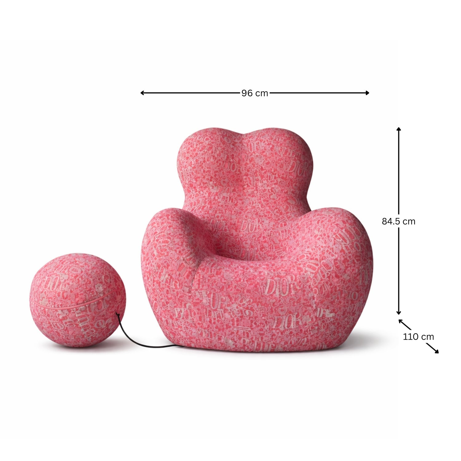 URBINO LOUNGE CHAIR (pink)