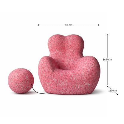 URBINO LOUNGE CHAIR (pink)