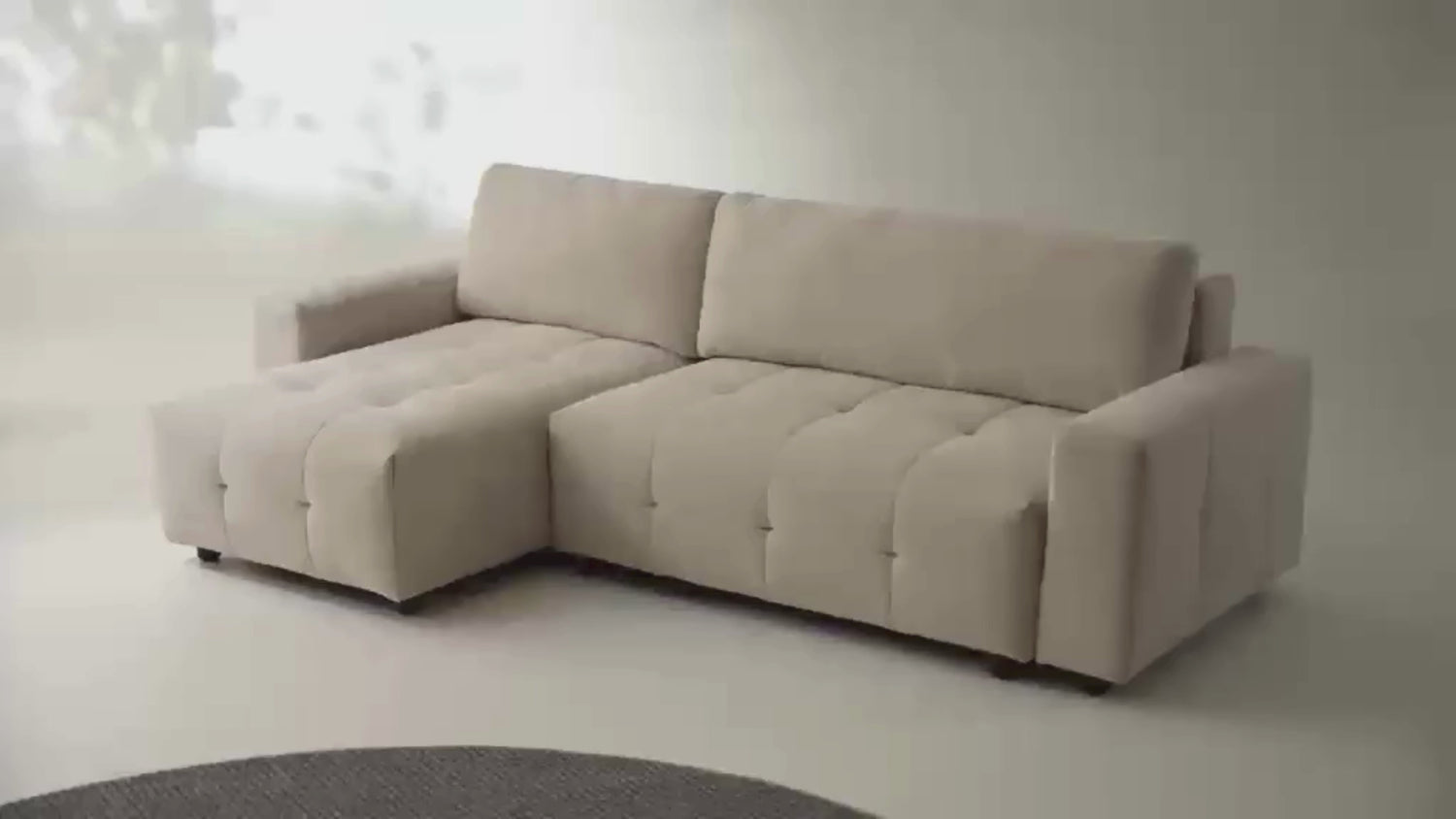 SOFÁ CAMA RECLINABLE VENECIA CHAISE IZQUIERDO